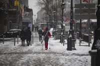 Madrid suspende el SER y el servicio de recogida de residuos mientras dure la alerta por nieve