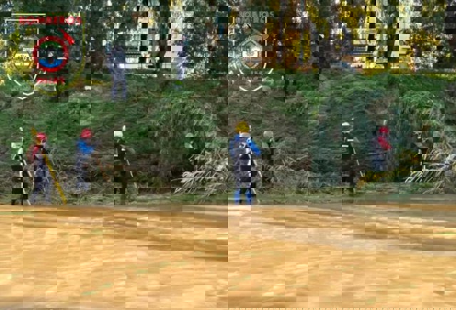 Bomberos en el desbordamiento río Fuengirola