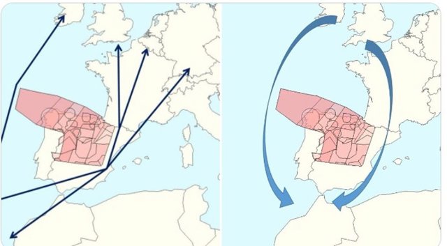 Enaire habilita rutas alternativas para los vuelos para mitigar el impacto de 'Filomena'