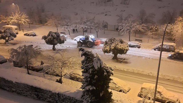 Calle dde Toledo nevado