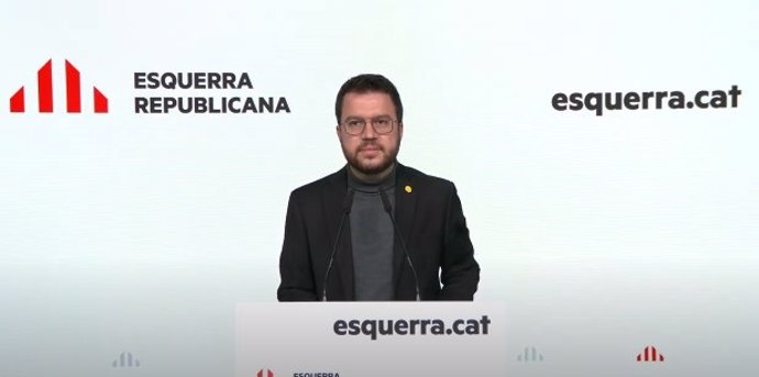 El candidat d'ERC a les eleccions catalanes del 14 de febrer, Pere Aragons