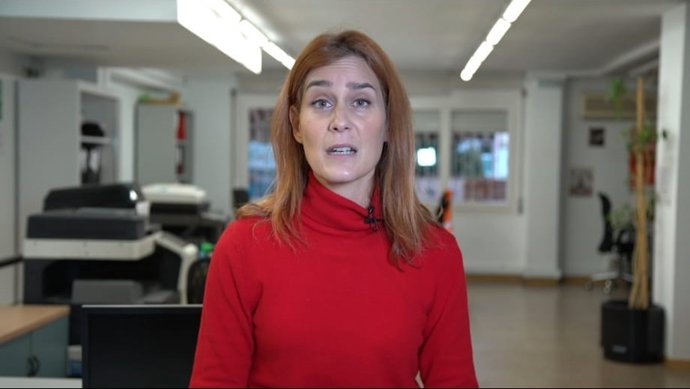 La candidata de los comuns a la presidencia de la Generalitat, Jéssica albiach.