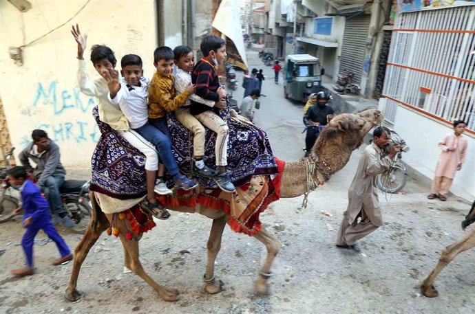 Niños cristianos en Karachi, Pakistán