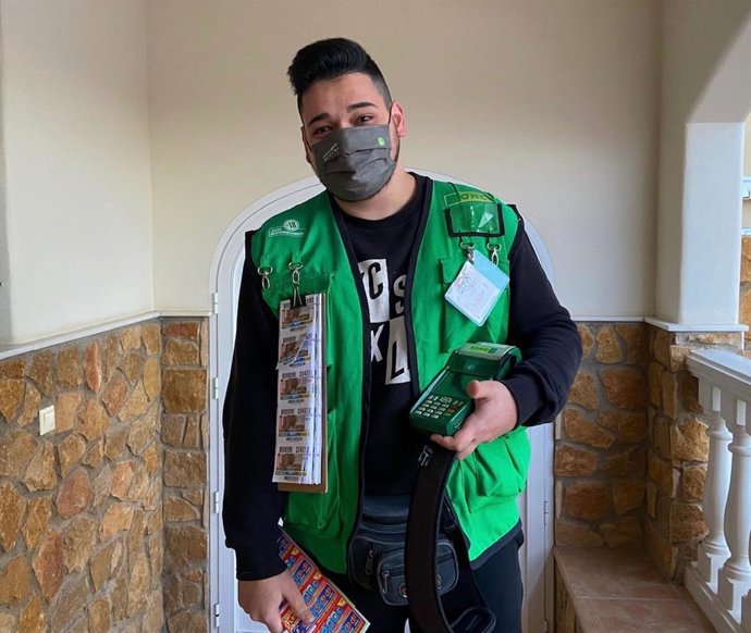 Vendedor de la ONCE en Viator