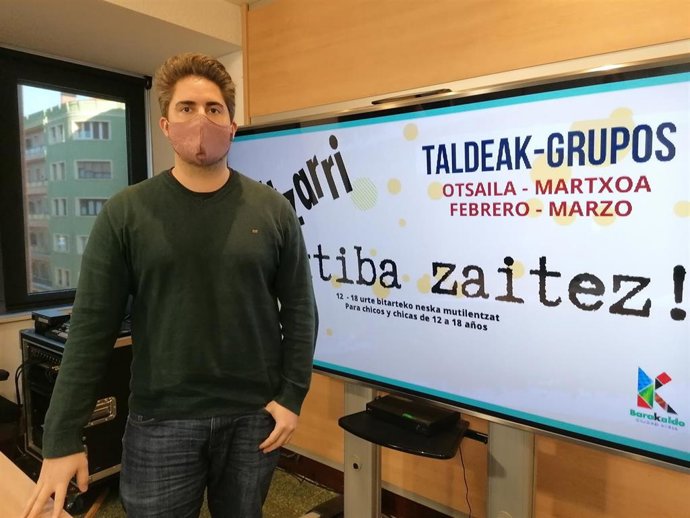 El concejal de Juventud de Barakaldo, Jonathan Martín.