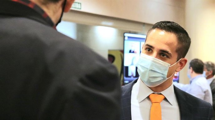 El portavoz de Cs en la DPH, Cristian Royo.