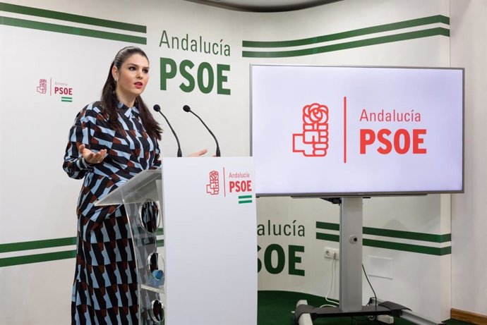 La portavoz del grupo parlamentario socialista en la Comisión de Políticas para la protección de la Infancia y la Adolescencia, Noemí Cruz