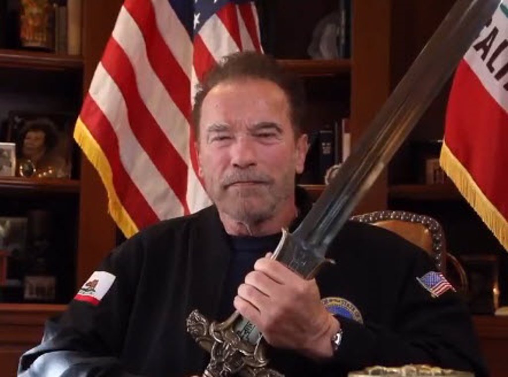 Schwarzenegger Wields Conan’s Sword Against Trump, Compares Capitol Assault To Nazi Austria