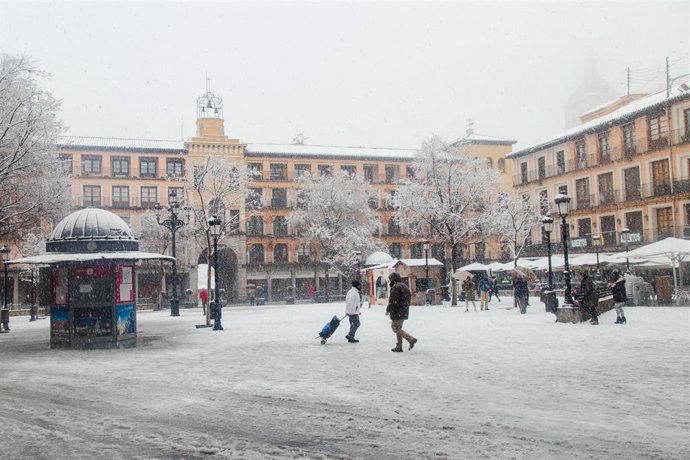La nieve colapsa la ciudad de Toledo