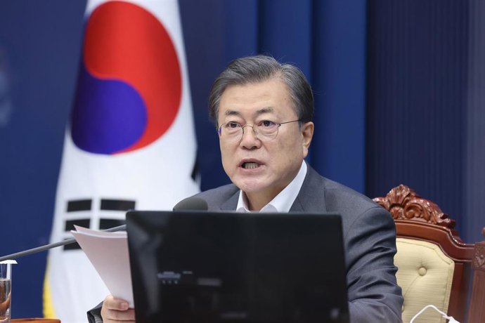 El presidente de Corea del Sur, Moon Jae In