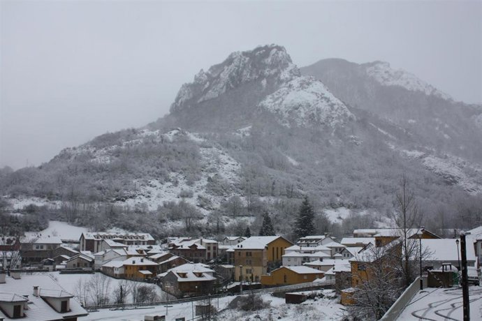 Nieve en Asturias