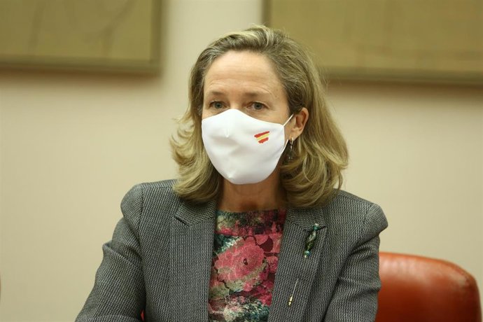 La vicepresidenta tercera del Gobierno, Nadia Calviño