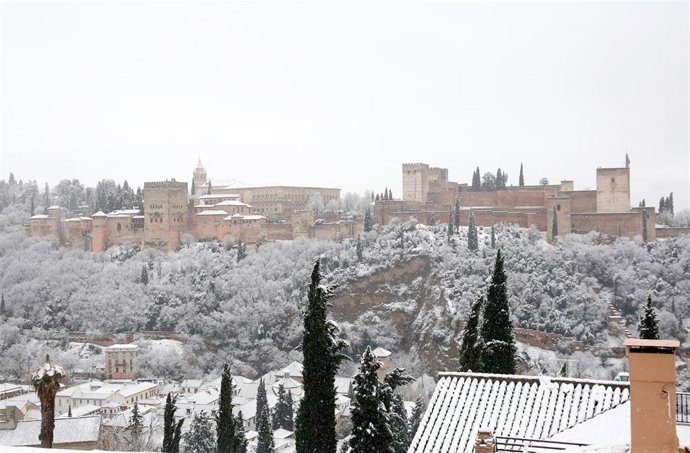 Nevada en Granada, nieve