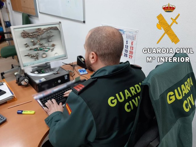 Algunas de las joyas sustraídas