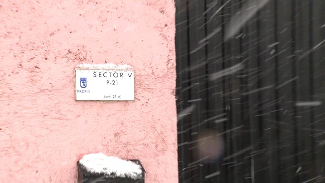 Cartel identificativo del Sector V en la Cañada Real Galiana