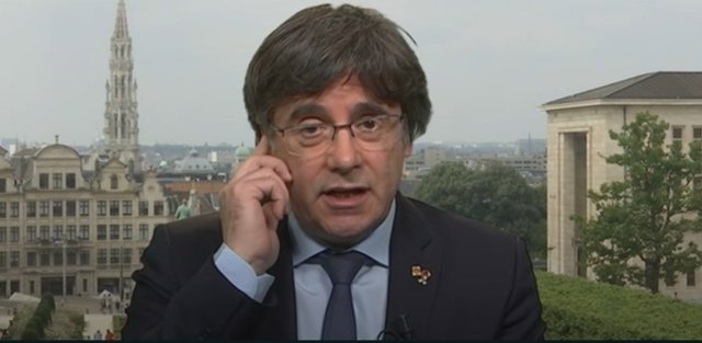 L'expresident de la Generalitat i cap de llista de JxCat a les eleccions del 14-F, Carles Puigdemont