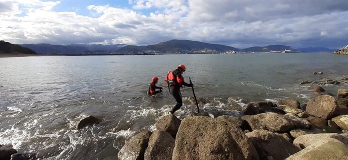 Operativo de la Ertzintza de búsqueda de restos humanos en Arrigunaga