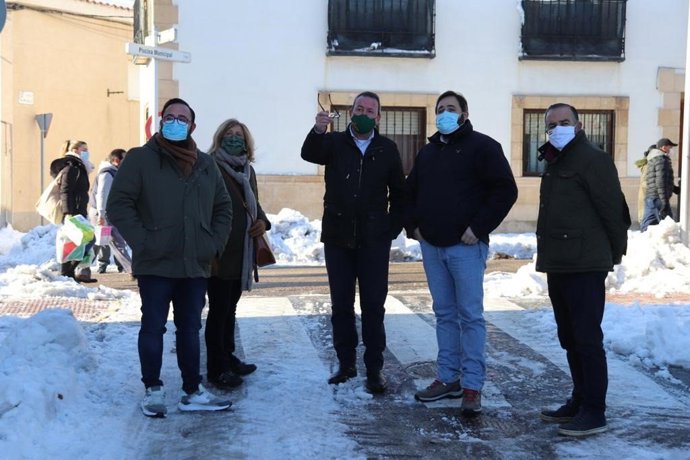 El presidente del PP Paco Núñez en Numancia de la Sagra