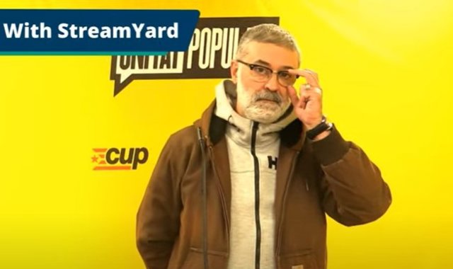 El diputado de la CUP en el Parlament Carles Riera