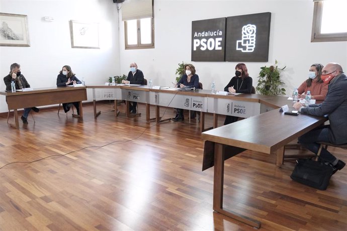 Reunión del pleno de la Comisión Ejecutiva Regional del PSOE-A.