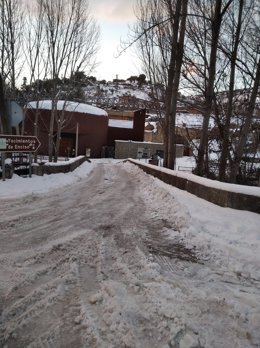 Intersección de la LR-115 y la LR-286 en Enciso