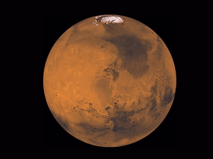 Los investigadores han detectado el bamboleo de Chandler en Marte, el primero en un cuerpo del sistema solar además de la Tierra, sobre la base de mediciones de naves espaciales que orbitan alrededor del Planeta Rojo.