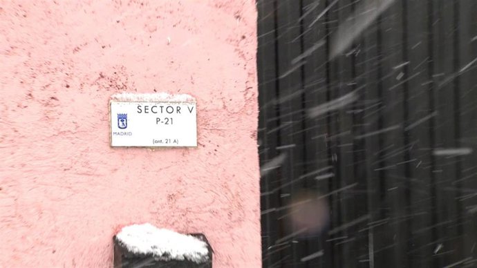 Cartel identificativo del Sector V en la Cañada Real Galiana.