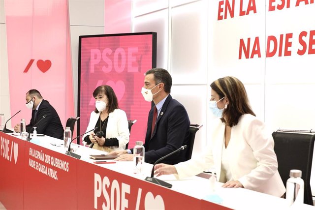 La Comisión Ejecutiva Federal del PSOE en una foto de archivo