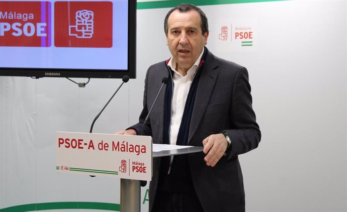 El secretario general del PSOE de Málaga, José Luis Ruiz Espejo.