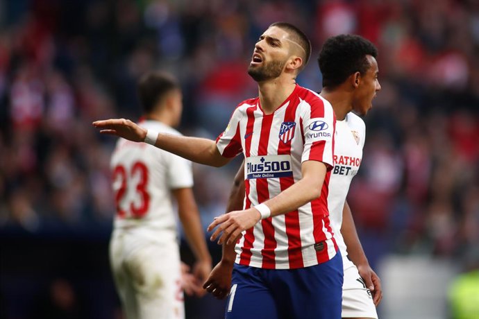 Carrasco en el Atlético - Sevilla