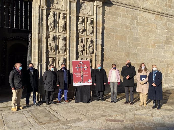 Presentación del cartel de la Semana Santa de Santiago de 2021