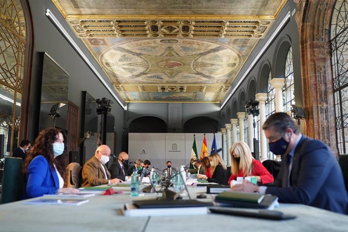 Foto de archivo de una reunión del Consejo de Gobierno andaluz.