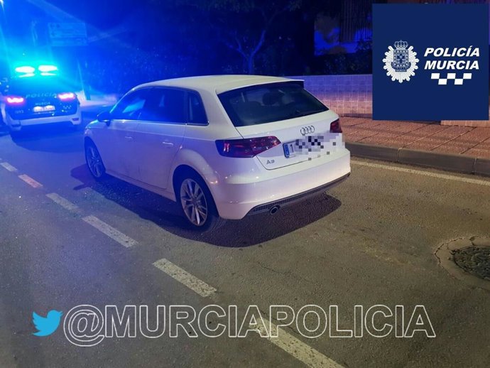 Imagen del coce que conducía el detenido