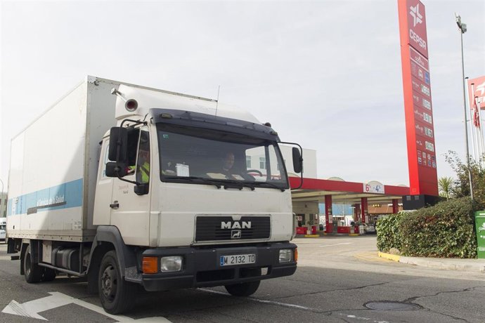 Vehículo de transporte de mercancías.