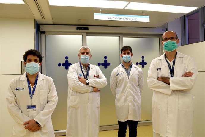 Investigadores del Hospital Vall d'Hebron de Barcelona responsables del estudio.