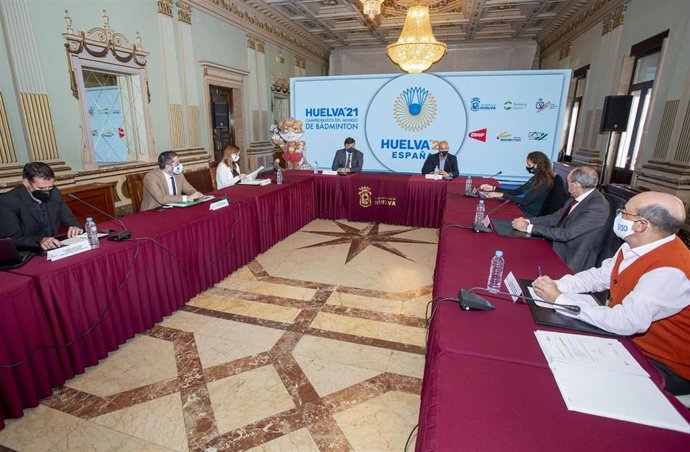 Reunión del Comité Organizador Mundial de Bádminton 2021 en Huelva.