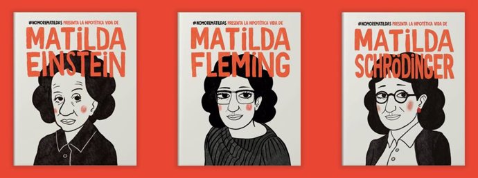 Portadas de los tres cuentos de la iniciativa #NoMoreMatildas de AMIT