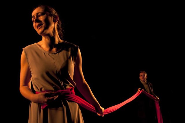 La compañía asturiana Teatro del Norte interpreta 'Mariana Pineda', de Federico García Lorca en el Teatro de la Laboral de Gijón.