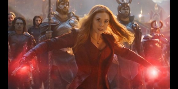 1. Elizabeth Olsen (Bruja Escarlata y Visión) explica por qué prefiere Infinity War a Endgame