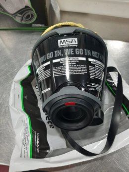 Nuevo equipo de respiración autónoma para los Bomberos de Palma.