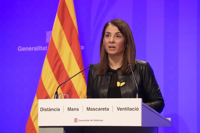 La consellera de Presidencia y portavoz del Govern, Meritxell Budó.