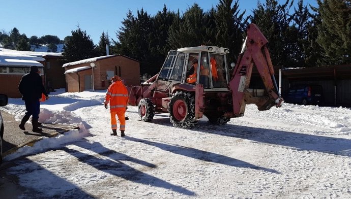 Limpieza del Centro de Educación Especial Santa Isabel en Soria.