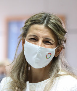 La ministra de Trabajo, Yolanda Díaz