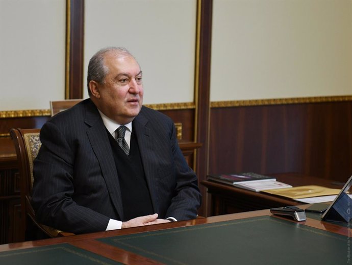 El presidente de Armenia, Armen Sarkissian
