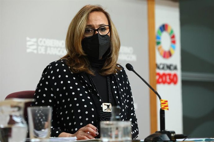La consejera de Presidencia y Relaciones Institucionales del Gobierno de Aragón, Mayte Pérez.