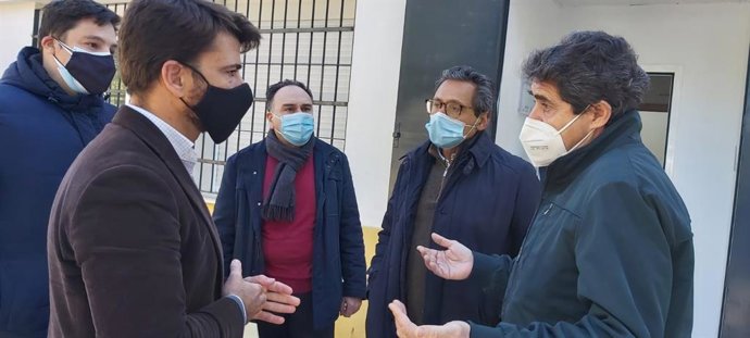 Beltrán Pérez, en su vista al centro de adicciones Juan XXIII