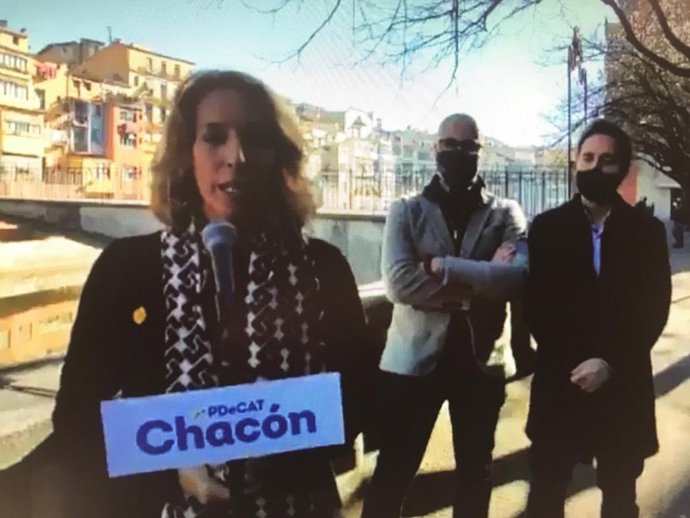 La candidata del PDeCAT a las elecciones, ngels Chacón