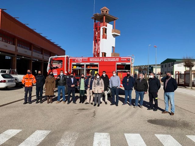 Nuevo vehículo autobomba para el parque de bomberos de la Sierra de Segura