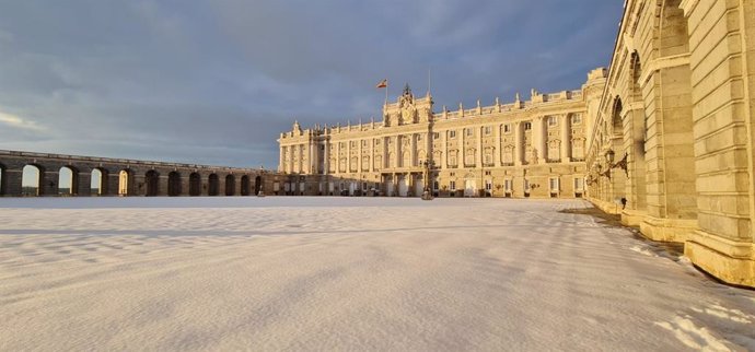 Patrimonio Nacional dedica un espacio en su web a los Reales Sitios de Madrid y Segovia bajo la nieve