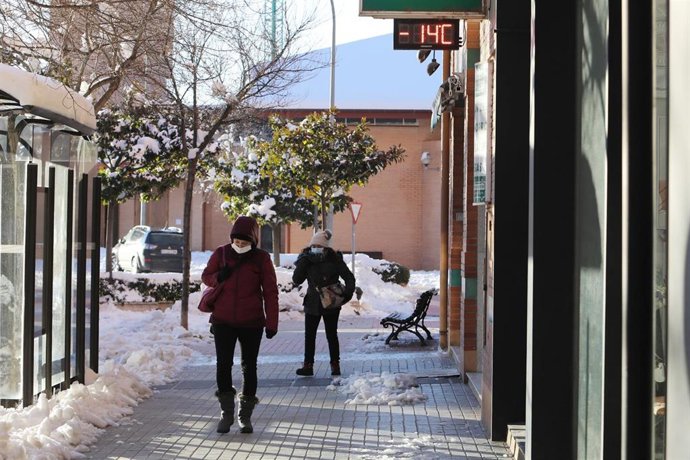 La ciudad de Teruel ha alcanzado un récord en mínimos de temperatura durante este temporal.